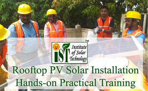 Advance Certificate in Photovoltaic System Installer, For 10th Pass Applicant, solar pv installer certification, Hands-on practical installation for professionals